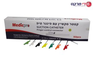קטטר סקשיין מדיקפרו + פינגר טיפ 6F ירוק בהיר