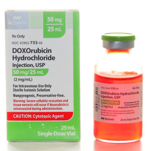 Doxorubicin דוקסורוביצין 50 מ"ג 25 מ"ל 1 אמפ.
