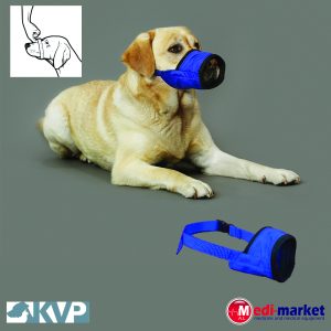"KVP Soft Muzzle L   45-60KG  7.5 מחסום/זמם רך @