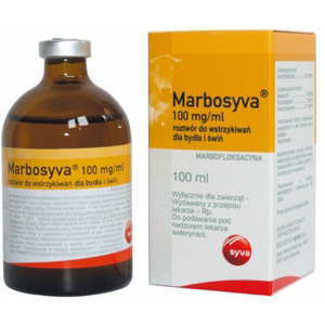 Marbosyva Marbofloxacin 10% 100Ml/Ml Inj