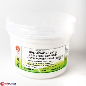 Sulfadiazine 200Gr + Trimethoprim 40Gr Powder 240Gr