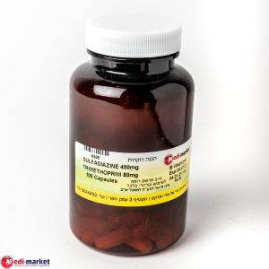 Sulfadiazine 400mg +Trimethoprim 80 mg 100 caps