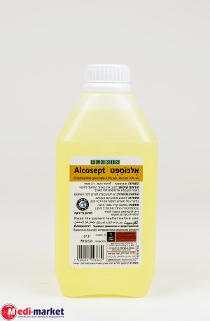 אלכוספט לחיטוי ידיים 1 ALCOSEPT FLORIS ליטר