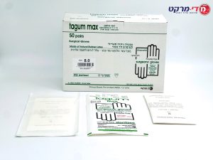 כפפות סטר' תגום מקס ללא טלק 6.5 50 יחידות