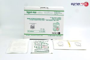 כפפות סטר' תגום מקס עם טלק 7.5 50 יחידות
